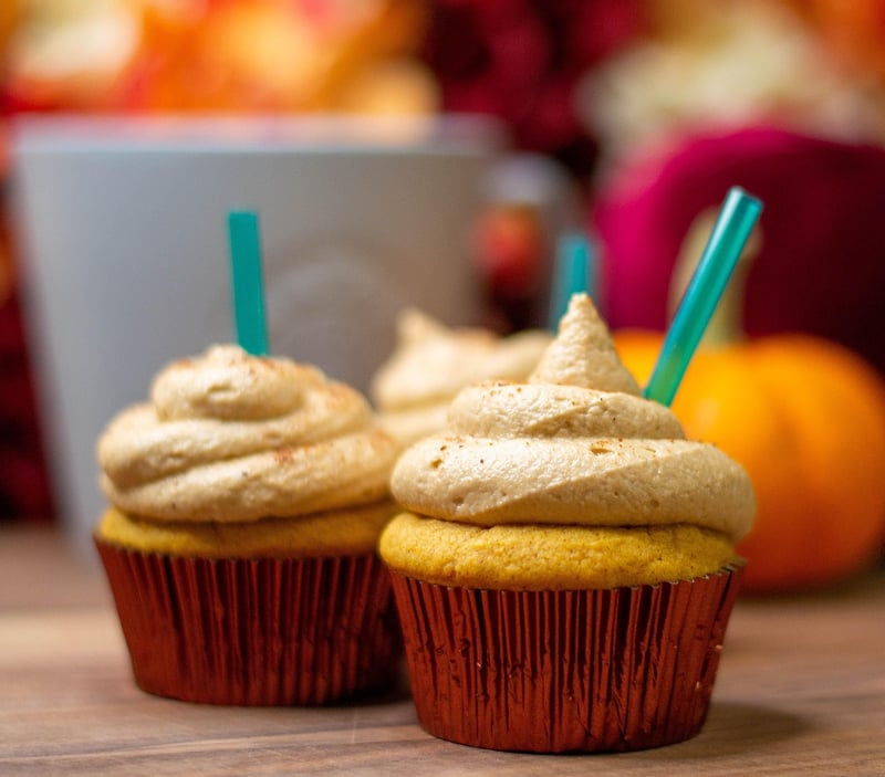 Pumpkin Spice Latte Cupcakes